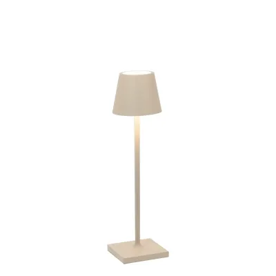 Lampada da tavolo 27,5 x 7 cm Poldina Micro Sabbia - Zafferano