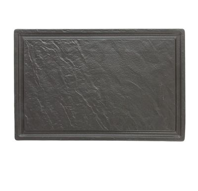 Tognana - Piatto bistecca rettangolare 42 x 28 cm Vulcania Black