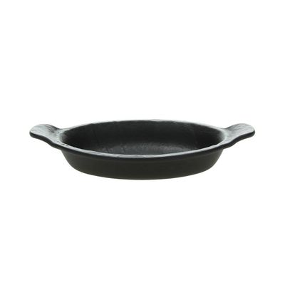 Tognana - Piatto ovale forno 2 manici 20,5 cm Vulcania Black