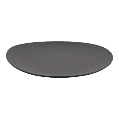 Cookplay - Piatto piano nero opaco 27,5 x 28,5 cm Shell Line