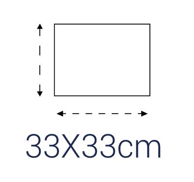 Tovagliolo Monovelo 33x33