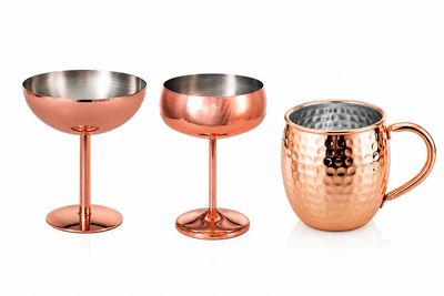 Tazze e Bicchieri Cocktail in Rame