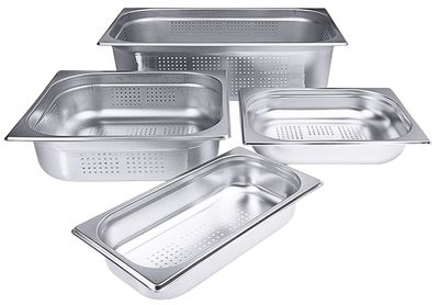 Contenitori GN Acciaio Inox Forati
