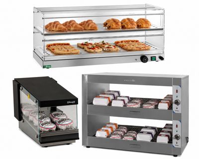 Vetrinette e Scaffali Riscaldanti