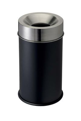 Gettacarte Antifuoco 90 lt Nero/Inox Grisù - Medial