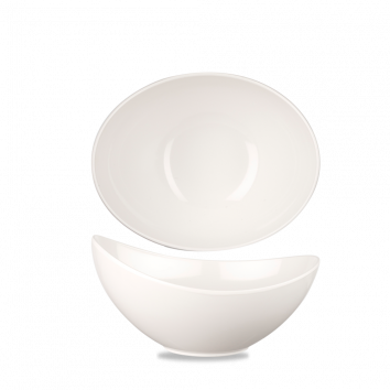 Churchill Ciotola bianca da buffet 20 x 15,5 cm Moonstone E Tilt White