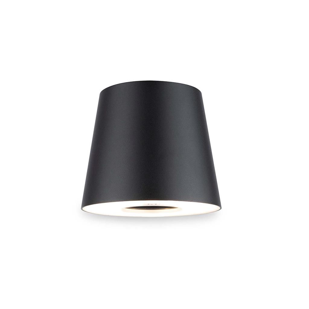 Lampada Led One Light 10,3 cm Nera - Brevetti Waf