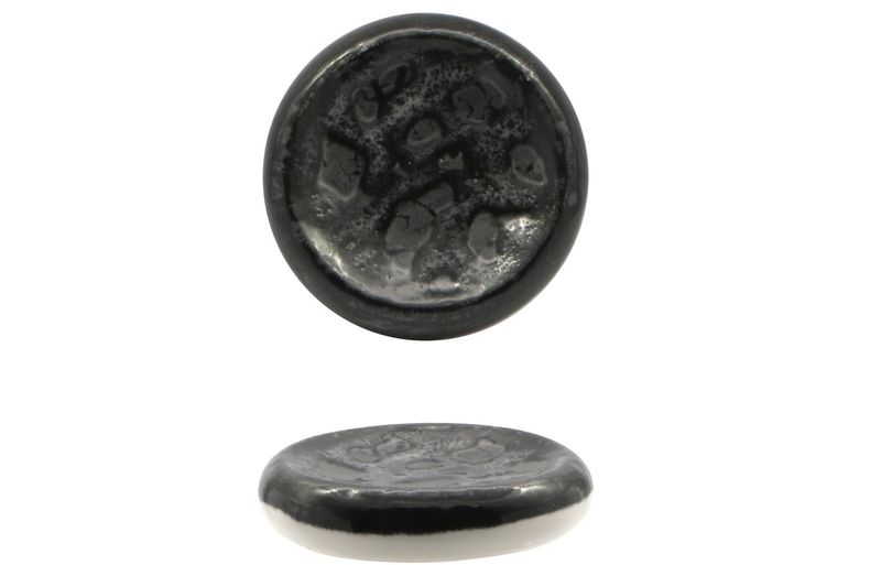 Lioness - Piattino alto tondo 12 cm Matheria Black