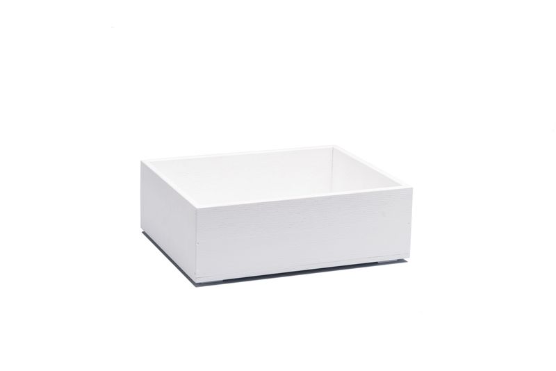 Yegam - Cassetta in frassino bianco GN 1/2 h 10 cm T-Collection