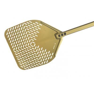 Pala Pizza Rettangolare Forata 45 x 45 cm Gha - Gi.Metal