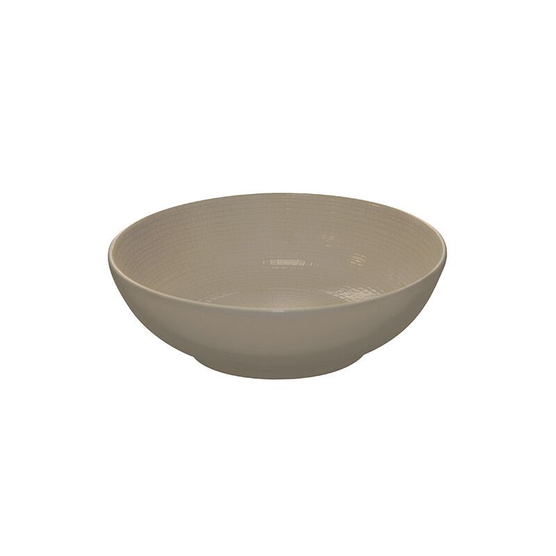 Degrenne - Piatto fondo 21 cm Taupe Modulo Nature