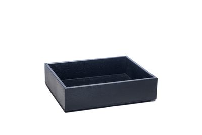 Yegam - Cassetta in frassino nero GN 1/2 h 7,5 cm T-Collection