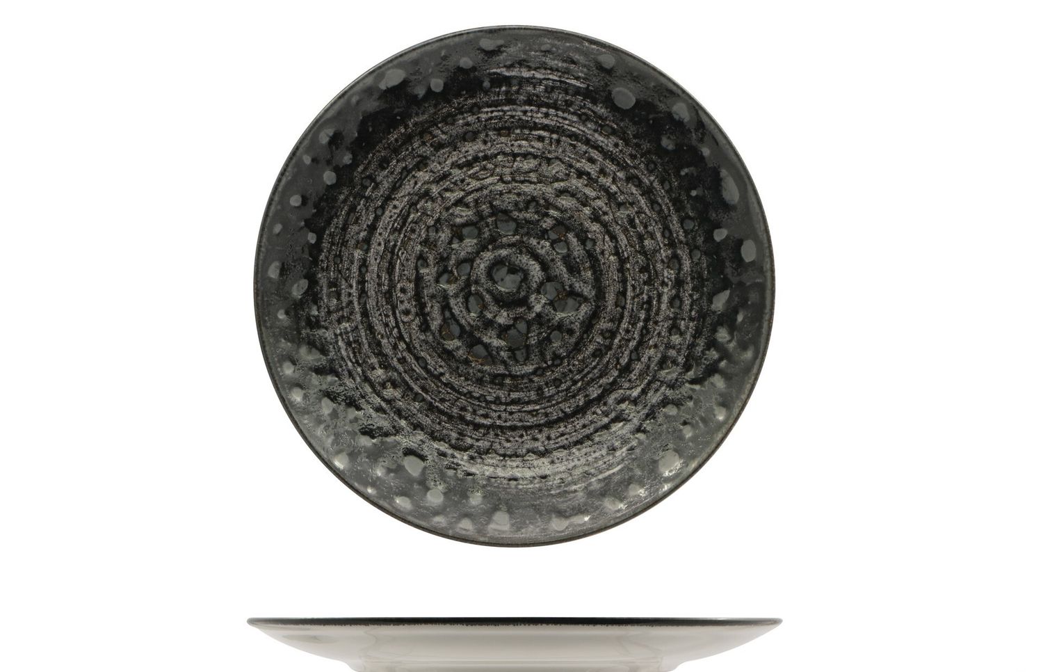 Lioness - Piatto piano coupe 30 cm Matheria Black