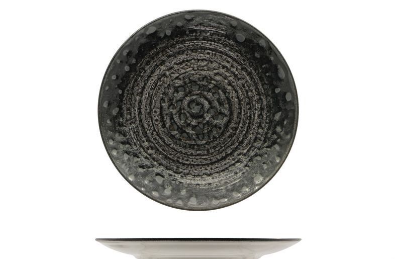 Lioness - Piatto piano coupe 30 cm Matheria Black
