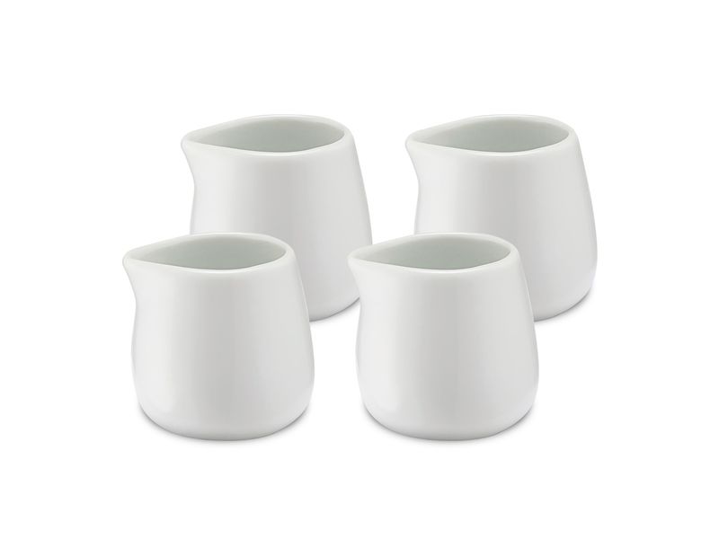 Set 4 lattiere in porcellana 100 ml - Weis