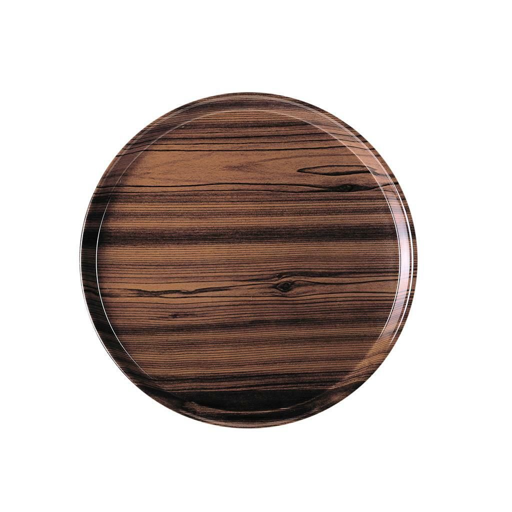 Vassoio Tondo 35 cm Noce - Monetti