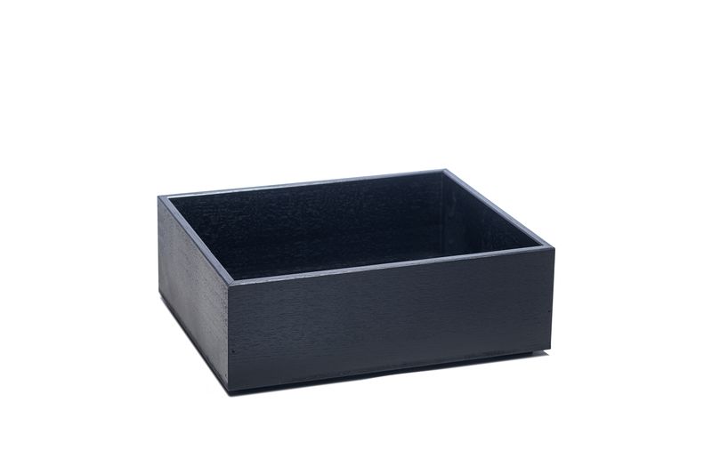 Yegam - Cassetta in frassino nero GN 1/2 h 10 cm T-Collection