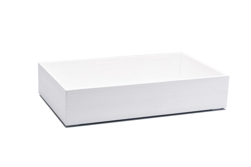 Yegam - Cassetta in frassino bianco GN 1/1 h 10 cm T-Collection