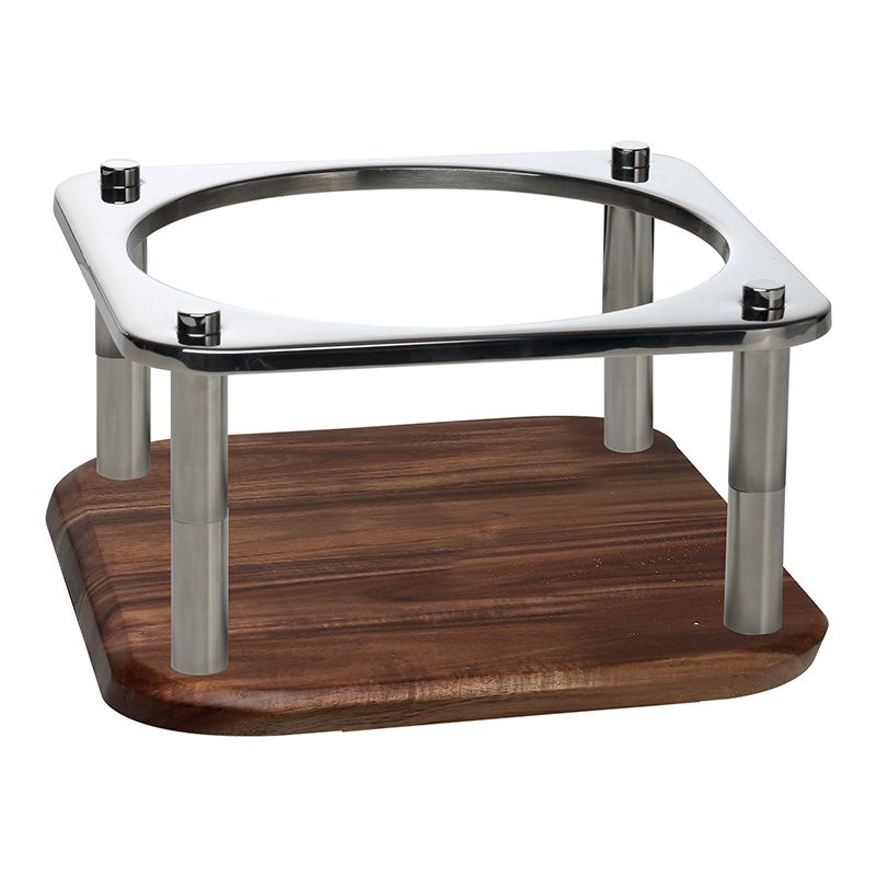 Yegam - Stand inox 35 x 18 cm Domino