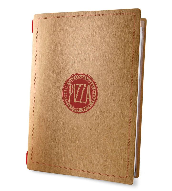 Dag Style - Menu Rosso Pizza A4 23,2 x 31,8 cm
