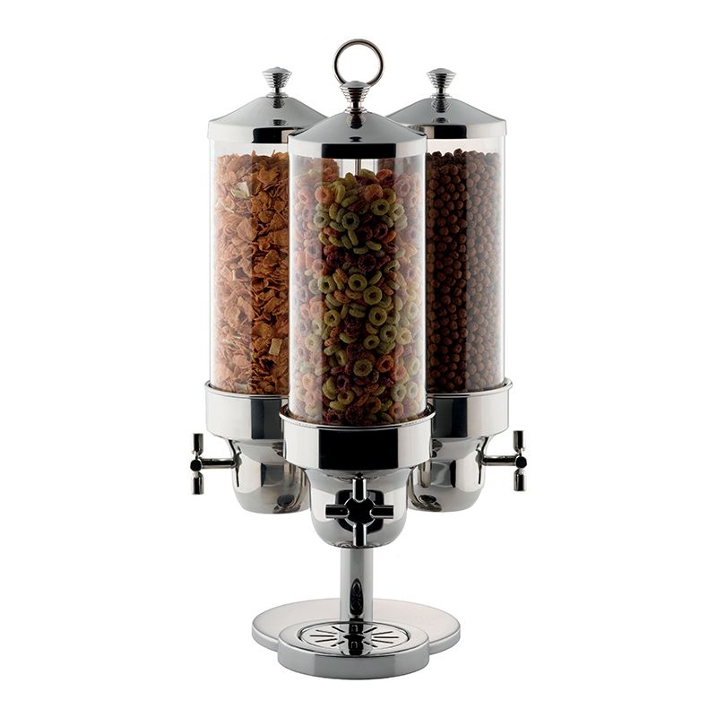 Yegam - Distributore cereali triplo con dosatore 3,7 l