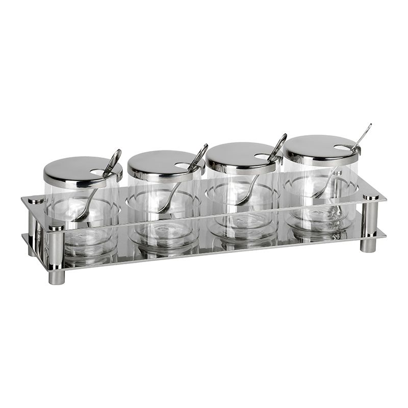 Yegam - Set porta marmellate 36 x 11 x 10,7 cm