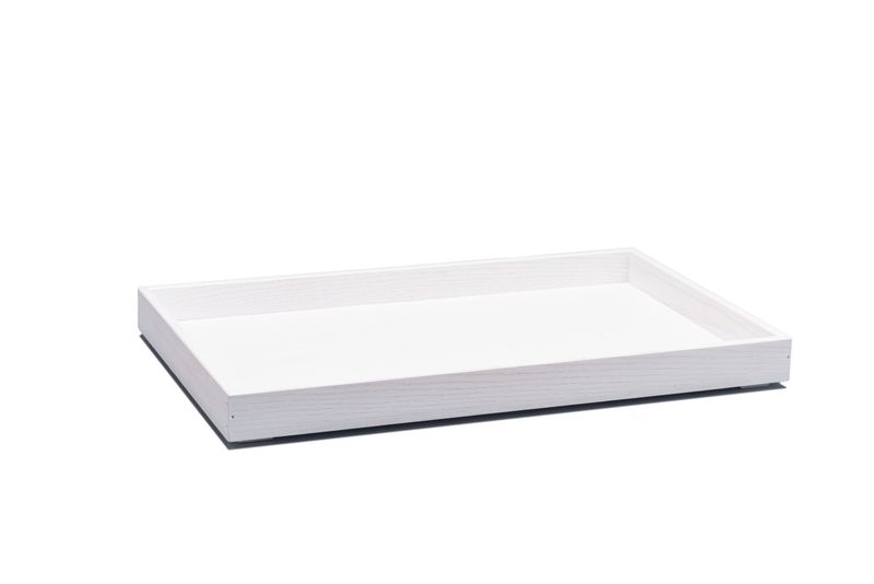 Yegam - Cassetta in frassino bianco GN 1/1 h 4 cm T-Collection
