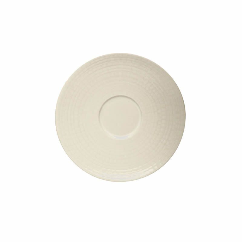 Degrenne - Piattino per tazza tè 15 cm Kaolin Modulo Nature