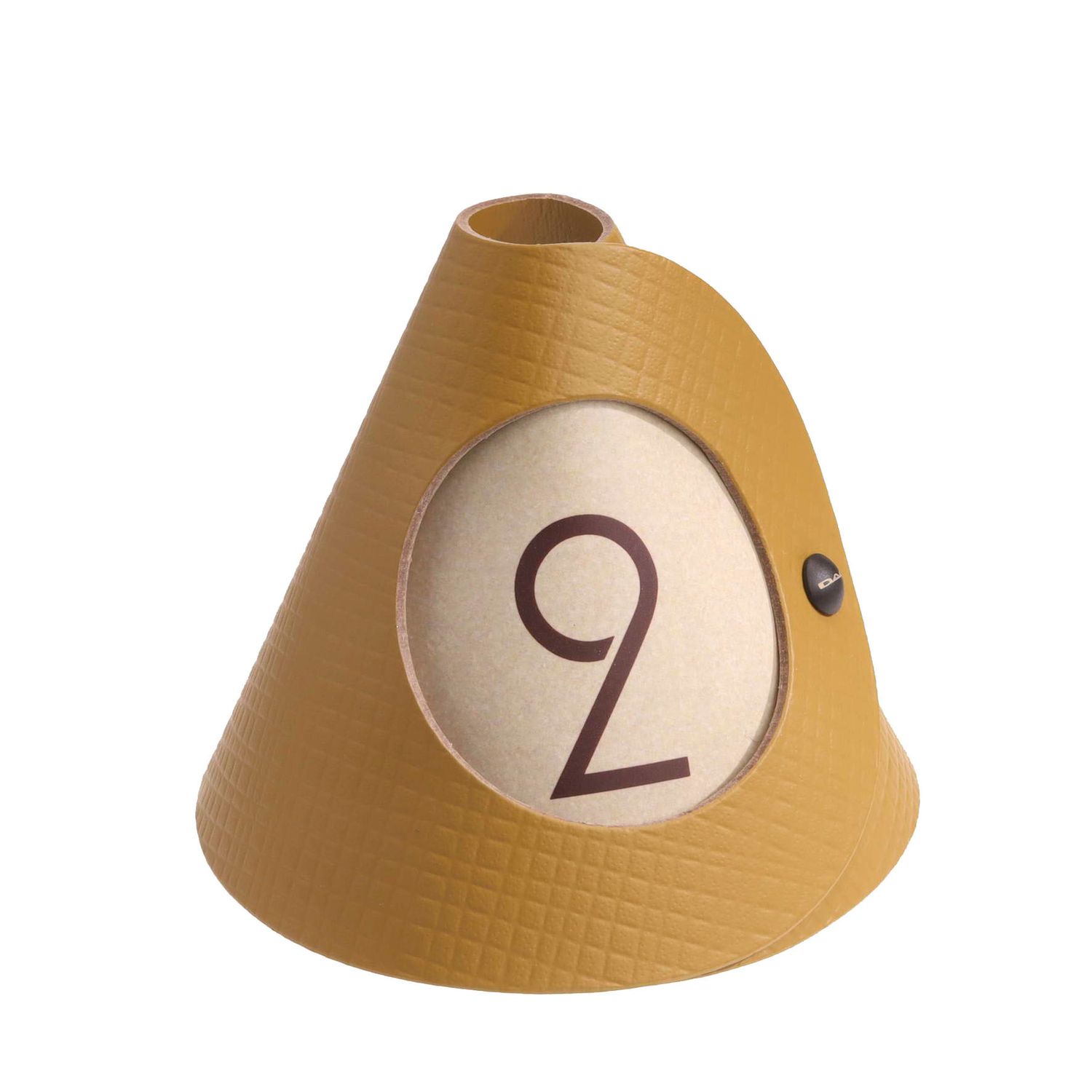 Dag Style - Segna tavolo Cone Chef 7 x 7,5 cm Ocra