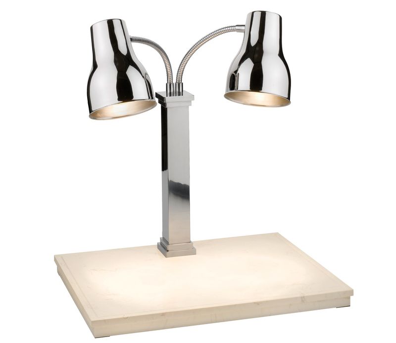 Spring - Carving station con lampade riscaldanti doppie 2 x 250 W Rondo