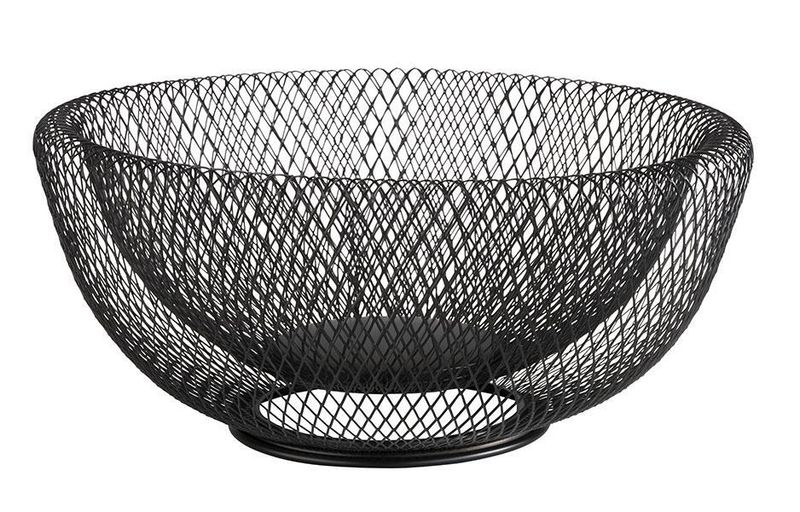 APS - Cesto pane e frutta "Wire" 31 cm Nero