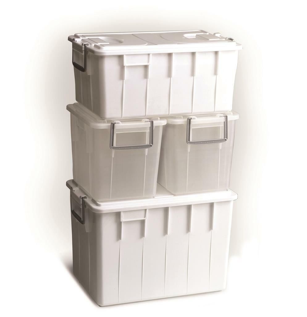 Contenitore Con Coperchio 40 lt Trasparente Box - Sss