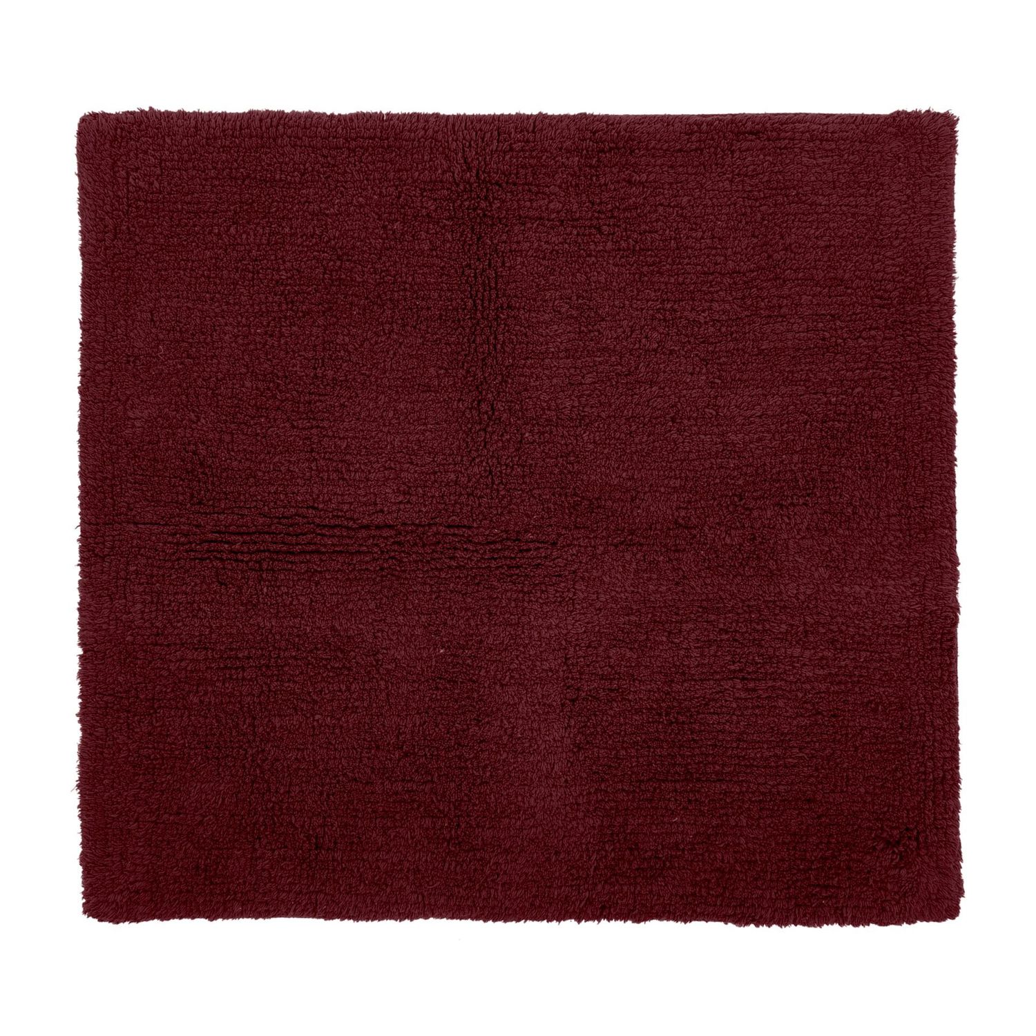 Tappeto da Bagno in Spugna 60 x 60 cm Rosso - Tirolix
