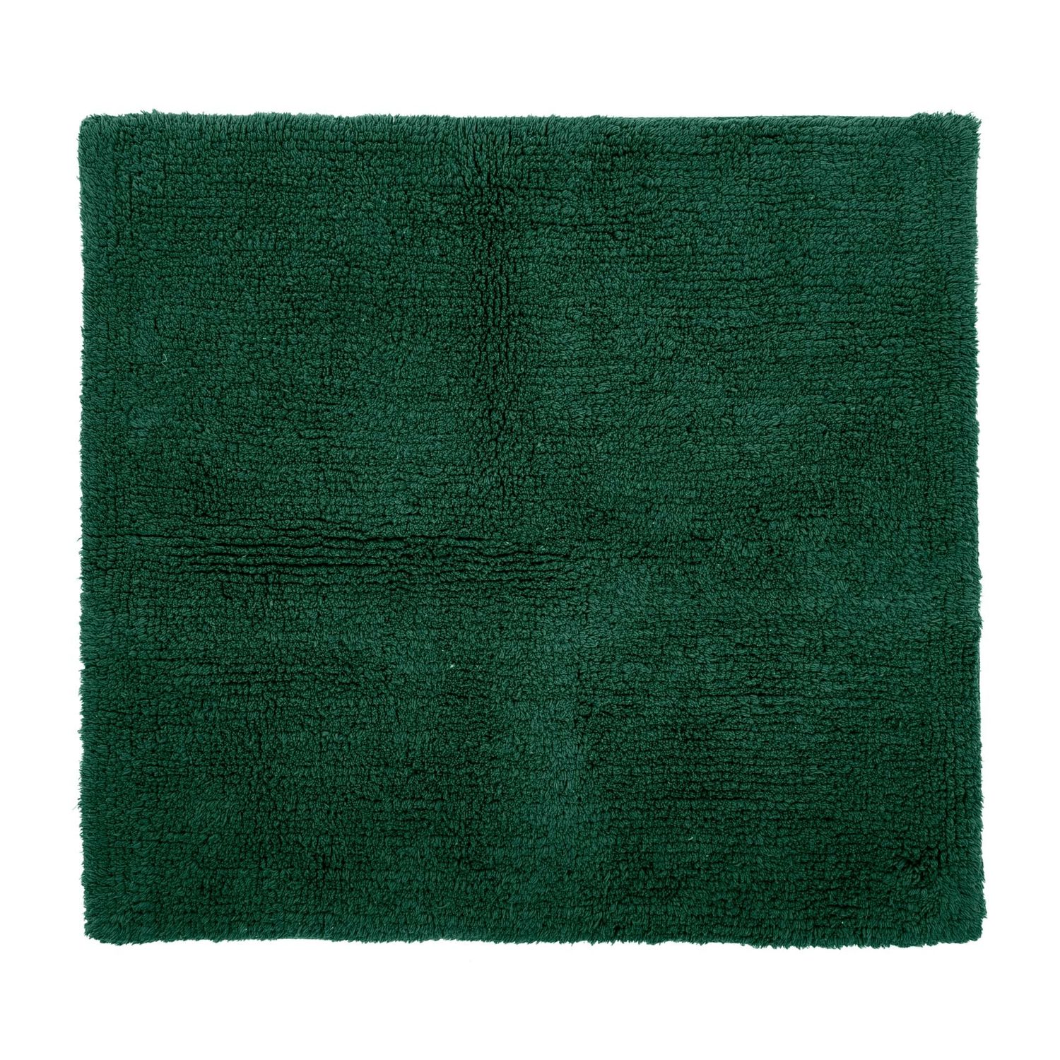 Tappeto da Bagno in Spugna 60 x 60 cm Verde Scuro - Tirolix