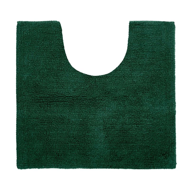 Tappeto da Bagno in Spugna 50 x 45 cm Verde Scuro - Tirolix