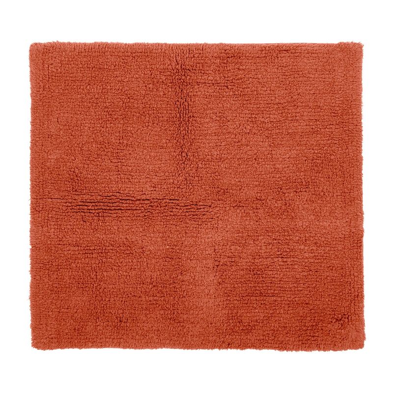 Tappeto da Bagno in Spugna 60 x 60 cm Ruggine - Tirolix