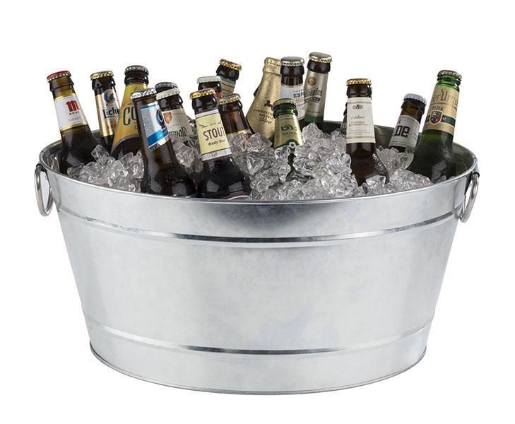 APS - Secchiello per bevande "Tin" 32 x 50 cm Argento