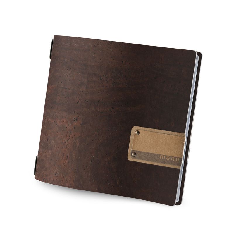 Dag Style - Menu Sughero Quadrato 23 x 23 cm Marrone