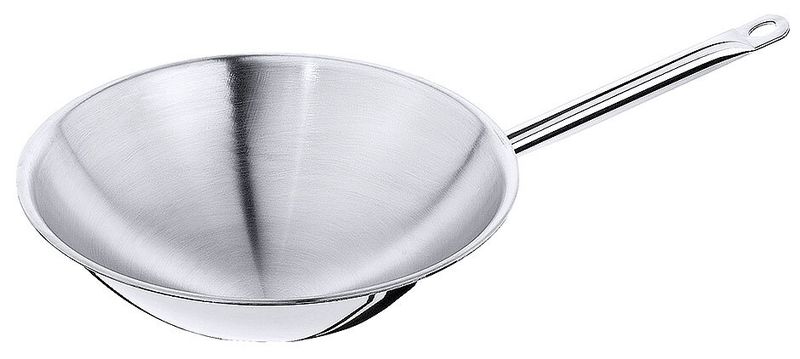 Wok con base tonda 36 cm - Contacto