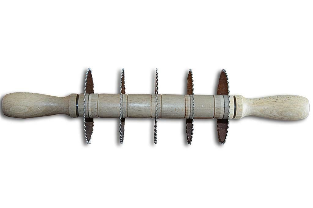 Mattarello Tagliapasta 5 Lame Dentate 8,8 cm - Elettro Center