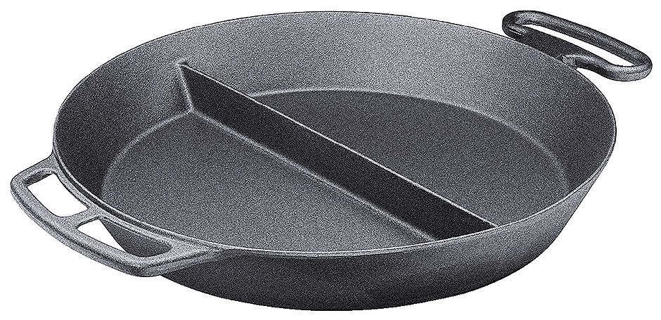 Padella gigante in ghisa con barra centrale 80 cm - Contacto