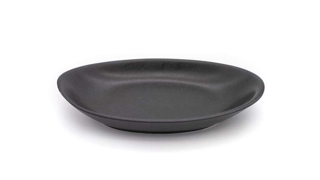 Piatto Ovale Fondo 28 x 18 cm Ghisa Antracite - Mps
