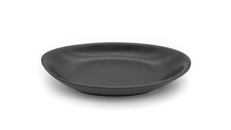 Piatto Ovale Fondo 28 x 18 cm Ghisa Antracite - Mps