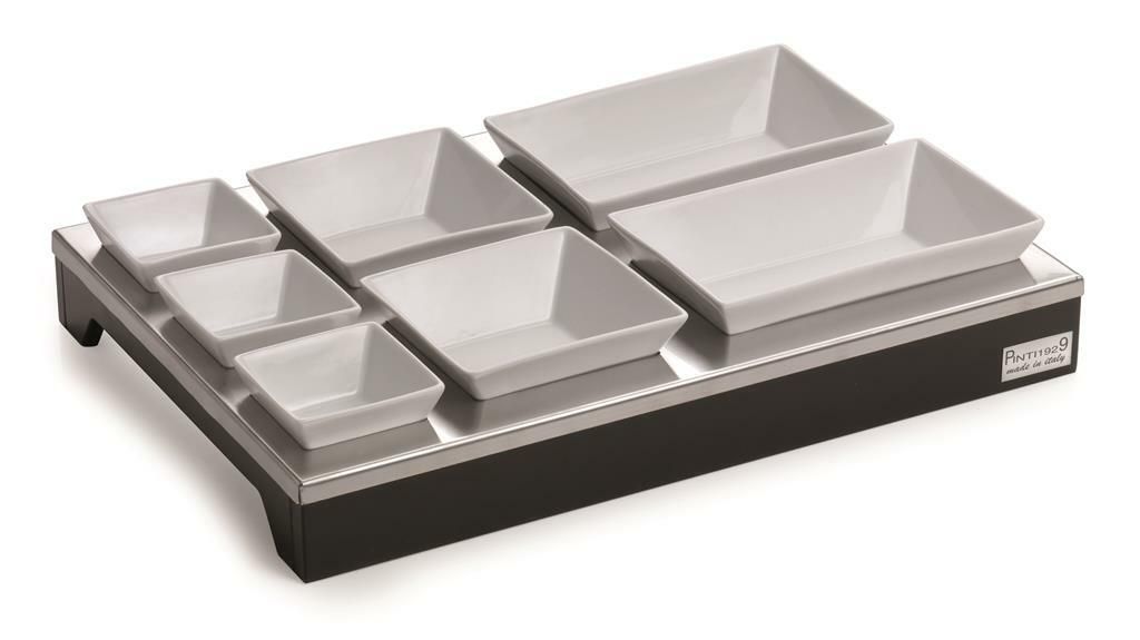 Espositore + 7 Ciotole 46 x 32 cm Trendy - Pintinox