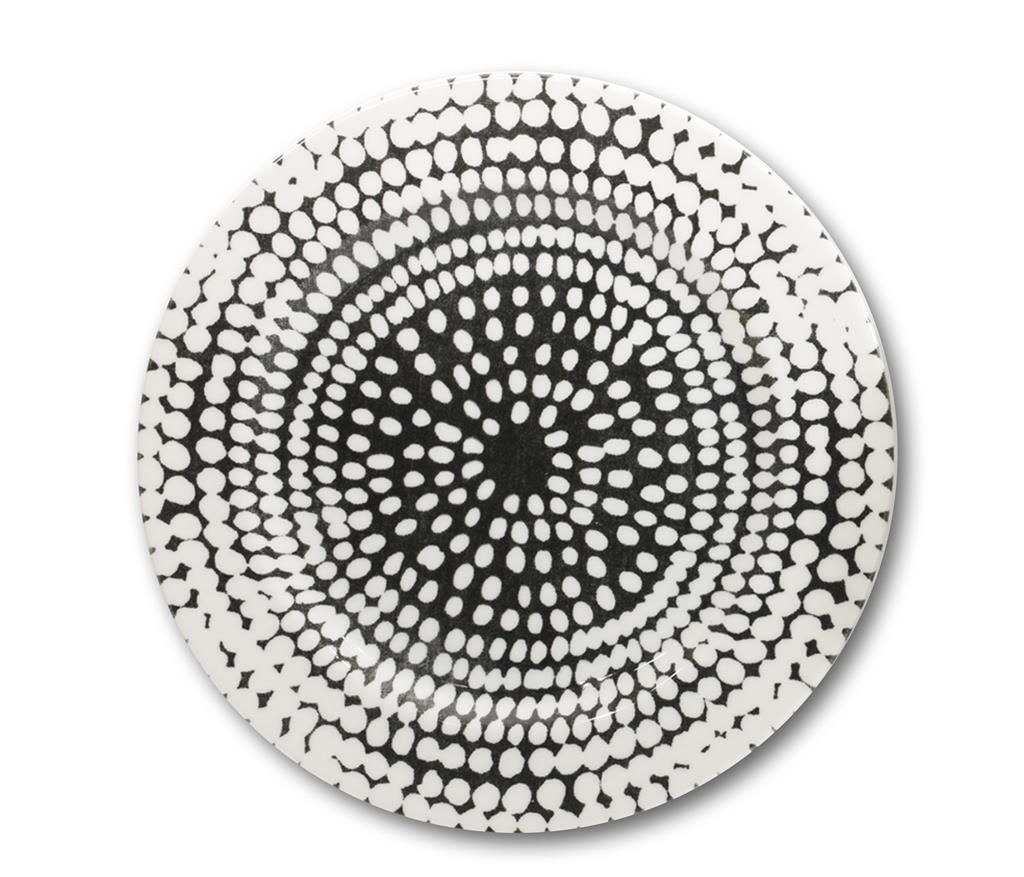 Saturnia - Piatto Piano 31 cm Ischia Modern Black