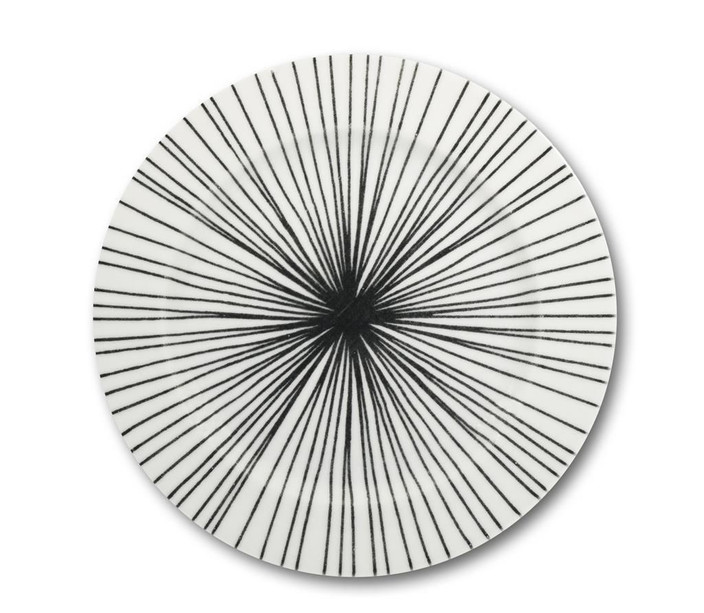 Saturnia - Piatto Piano 31 cm Ischia Black Ray