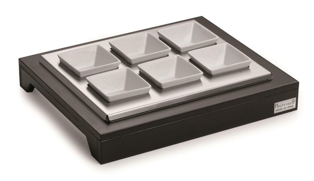 Espositore + 6 Ciotole 38 x 32 cm Trendy - Pintinox