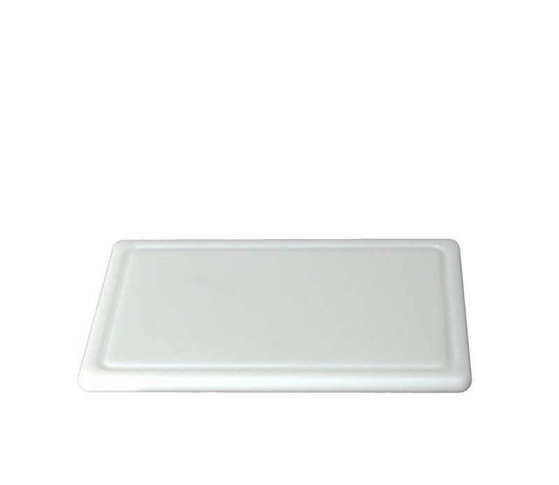 Tagliere Con Gola 30 x 20 cm Bianco - Tirolix