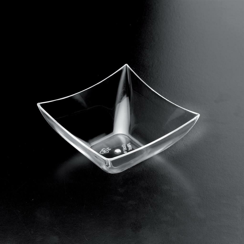 Mini Coppetta Quadra 9,5 cl Trasparente - Gold Plast