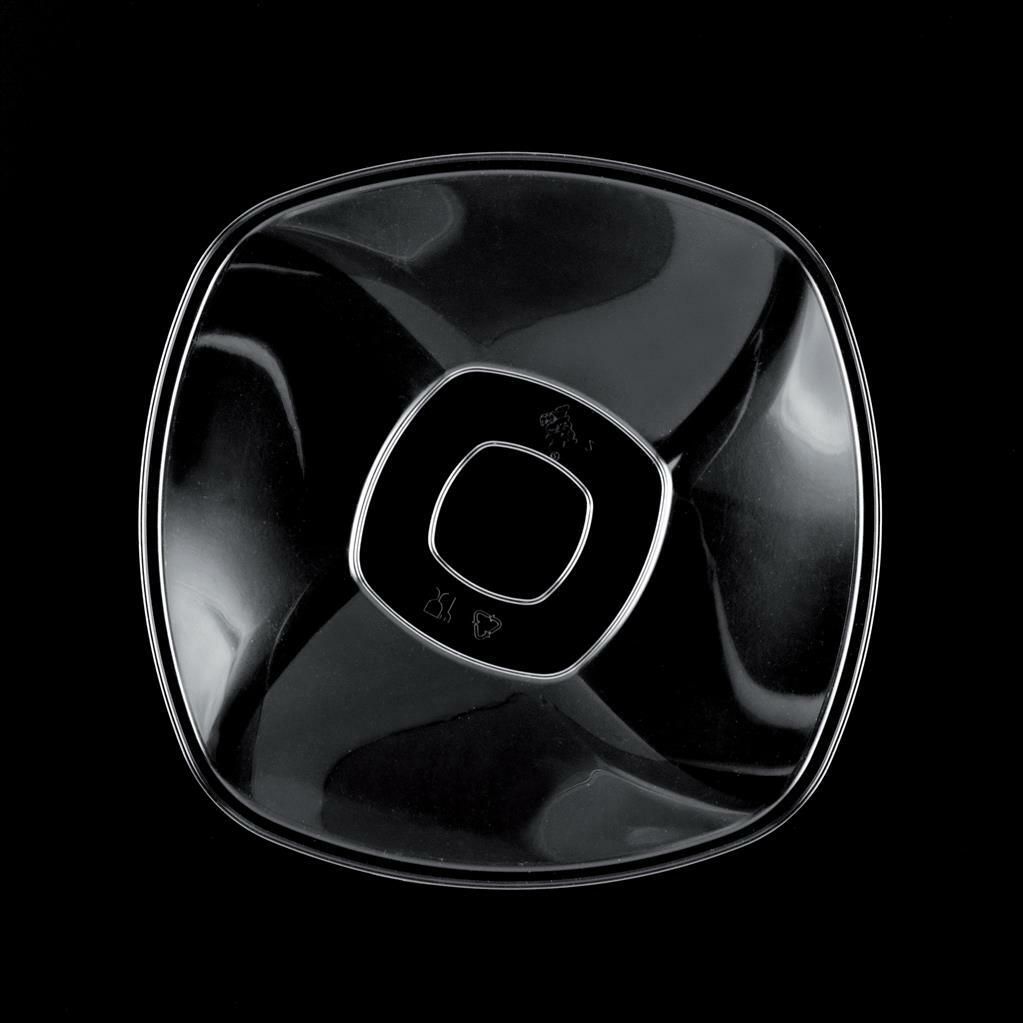 Insalatiera Quadrata 21 x 21 cm Trasparente - Gold Plast